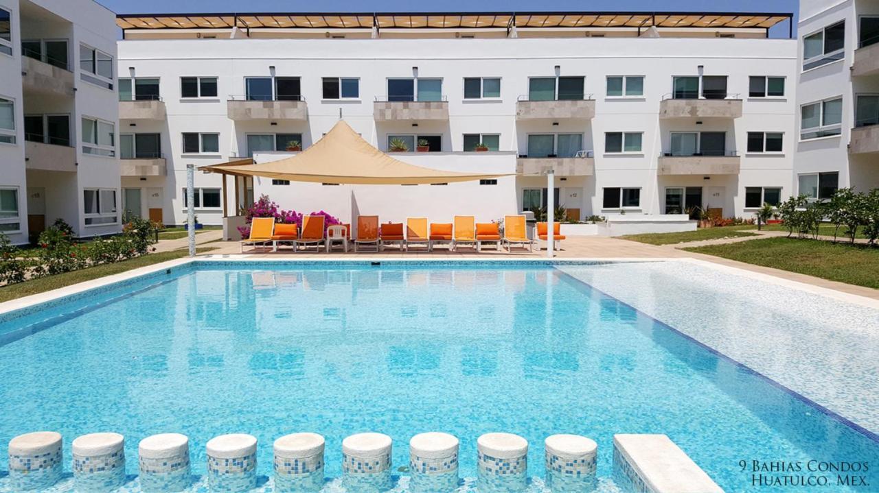 9 Bahias Condos Con Club De Playa Santa Cruz Huatulco Exterior photo